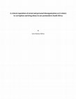 Research paper thumbnail of A critical exposition of social and personal disorganization as it relates to corruption and drug abuse in our postmodern South Africa