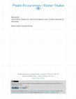 Research paper thumbnail of Recension Johann Michel. Dialogue sur l’histoire et l’imaginaire social. Cornelius Castoriadis et Paul Ricœur