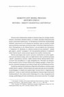 Research paper thumbnail of Semiotyczny model procesu historycznego. Historia - między gramatyką a retoryką // Rocznik Antropologii Historii. 2014. № 1 (special issue Historia i Semiotyka)