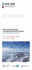 Research paper thumbnail of Neuverräumlichungen und gesellschaftlicher Wandel in der Globalgeschichte (Nov. 2019)