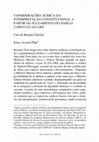 Research paper thumbnail of CONSIDERAÇÕES ACERCA DA INTERPRETAÇÃO CONSTITUCIONAL A PARTIR DO JULGAMENTO DO HABEAS CORPUS 82.424-2/RS