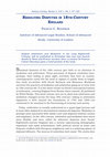 Research paper thumbnail of Resolving Disputes in 18th-Century England