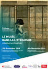 Research paper thumbnail of Affiche colloque International Le Musée dans la littérature ( 7-8.11.2019)