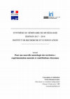 Research paper thumbnail of Pour une nouvelle muséologie des territoires : expérimentation muséale et contributions citoyennes