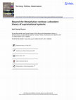 Research paper thumbnail of Beyond the Westphalian rainbow: a dissident theory of supranational systems