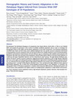 Research paper thumbnail of Demographic History and Genetic Adaptation in the Himalayan Region Inferred from Genome-Wide SNP Genotypes of 49 Populations