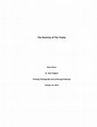 Research paper thumbnail of The Doctrine of The Trinity