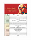 Research paper thumbnail of Conference program "Critical Theory: 50 years after Adorno"