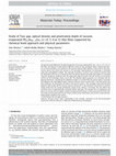 Research paper thumbnail of Study of Tauc gap, optical density and penetration depth of vacuum evaporated Pb 15 Se 85Àx Ge x (x = 0, 3, 6 at. %) thin films supported by chemical bond approach and physical parameters