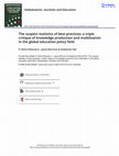 Research paper thumbnail of The suspect statistics of best practices: A triple critique of knowledge production and mobilization in the global education policy field