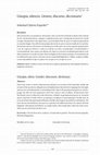 Research paper thumbnail of Ginopia, silencio. Género, discurso, diccionario