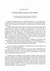 Research paper thumbnail of Il tempo della scienza senza tempo