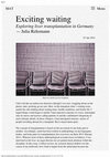 Research paper thumbnail of Exciting waiting: Exploring liver transplantation in Germany