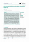 Research paper thumbnail of New geographies of financial power: global Islamic finance and the Gulf