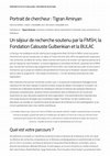 Research paper thumbnail of VERS L'AUTOFICTION ARMÉNIENNE / Interview-flash pour le Carreau de la BULAC  / RECHERCHE EN ACTION