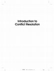 Research paper thumbnail of Introduction to Conflict Resolution: Discourses and Dynamics