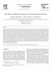 Research paper thumbnail of The effects of bilateral presentations on lateralized lexical decision