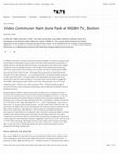 Research paper thumbnail of Video Commune: Nam June Paik at WGBH-TV, Boston