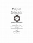 Research paper thumbnail of Dictionary of The Holy Quran (Classical Arabic Dictionaries Combined)