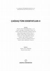 Research paper thumbnail of ÇAĞDAŞ TÜRK EDEBİYATLARI-II ANADOLU ÜNİVERSİTESİ