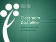 Research paper thumbnail of Classroom Discipline