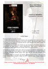 Research paper thumbnail of Call for papers “Atena e Minerva. Tra Iconografia e Letteratura” (Velletri, 3-6 giugno 2020)