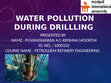 Research paper thumbnail of Case Study-Pollution by drilling