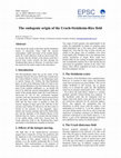 Research paper thumbnail of The endogenic origin of the Urach-Steinheim-Ries field