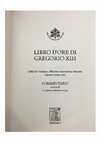 Research paper thumbnail of Libro d'Ore di Gregorio XIII. Città del Vaticano, Biblioteca apostolica Vaticana, Vat. lat. 3767. Commentario