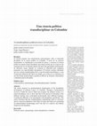 Research paper thumbnail of “Una Ciencia Política transdisciplinar en Colombia”