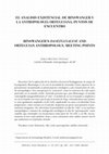 Research paper thumbnail of El analisis existencial de Binswanger y la antropología orteguiana, puntos de encuentro