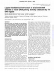 Research paper thumbnail of Ligase-mediated construction of branched DNA strands: a novel DNA joining activity catalyzed by T4 DNA ligase