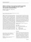 Research paper thumbnail of Influence of nitrogen on the expression of TaDof1 transcription factor in wheat and its relationship with photo synthetic and ammonium assimilating efficiency