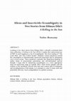 Research paper thumbnail of Aliens and Insecticide: Ecoambiguity in Two Stories from Dilman Dila's A Killing in the Sun