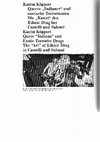 Research paper thumbnail of Queere „Indianer“ und exotische Terrortunten. Die „Kunst“ des Ethnic Drag bei Castelli und Salome. In: Benjamin Dodenhoff / Ramona Heinlein (Hg.): Die Erfindung der Neuen Wilden. Malerei und Subkultur um 1980, Ausst. Kat. Ludwig Forum für Internationale Kunst Aachen, 2019, 62-85.