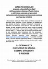 Research paper thumbnail of IL GIORNALISTA CHE SCRIVE DI STORIA: ESEMPI, STRUMENTI E RISORSE - CORSO AIPH/ODG