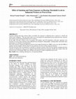 Research paper thumbnail of Effect of Smoking and Noise Exposure on Hearing Threshold Levels in Industrial Workers in West of Iran