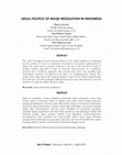 Research paper thumbnail of LEGAL POLITICS OF WAQF-REGULATION IN INDONESIA