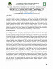 Research paper thumbnail of FARMERS' PERCEPTION OF EFFICIENCY OF EXTENSION METHODOLOGY AND WILLINGNESS TO PAY FOR EXTENSION DELIVERY IN KADUNA STATE