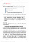 Research paper thumbnail of Les concepts de " dommage " dans les droits français et italien de la responsabilité civile, in Revue des contrats, 2019, n° 116, p. 235