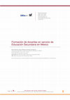 Research paper thumbnail of Formación de docentes en servicio de Educación Secundaria en México