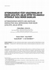 Research paper thumbnail of Afyonkarahisar Surveys and Anatolian Hieroglyphic Seal Impressions from Küçük Çataltepe, Ablak Höyük / Afyonkarahisar Yüzey Araştırmaları ve Küçük Çataltepe, Ablak Höyük’ten Anadolu Hiyeroglif Yazılı Mühür Baskıları