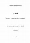 Research paper thumbnail of Qur'an : Stylistic and Mathematical Miracle