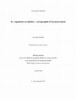 Research paper thumbnail of Le véganisme au Québec : cartographie d'un mouvement