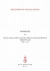 Research paper thumbnail of Recensione di Le biblioteche di privata lettura di principi, cavalieri e accademici gioeni, a cura di M. Alberghina, G. Maimone editore, Catania, 2018