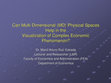 Research paper thumbnail of Can Multi-Dimensional (MD) Physical Spaces Help in the Visualization of Complex Economic Phenomenon