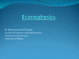 Research paper thumbnail of Econophysics