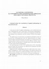 Research paper thumbnail of LA NATURA CONTESTATA: IL CONTRIBUTO DELL’ANTROPOLOGIA APPLICATA NELL’AREA NATURALE PROTETTA Elena Bruni