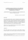 Research paper thumbnail of La responsabilidad por falta de servicio en la administración hospitalaria en la jurisprudencia chilena