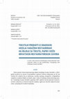 Research paper thumbnail of Tekstilni predmeti iz Gradskog muzeja Varaždin restaurirani na Odjelu za tekstil, papir i kožu  Hrvatskog restauratorskog zavoda ~ Textile objects from the Varaždin City Museum restored at the Department for textiles, paper and leather of the Croatian Conservation Institute